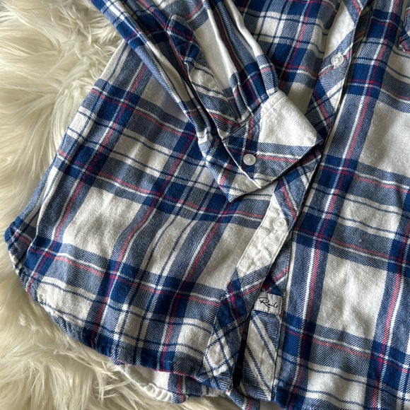 A n t h r o p o l o g i e • Rails plaid coastal cowgirl button down - Picture 7 of 9